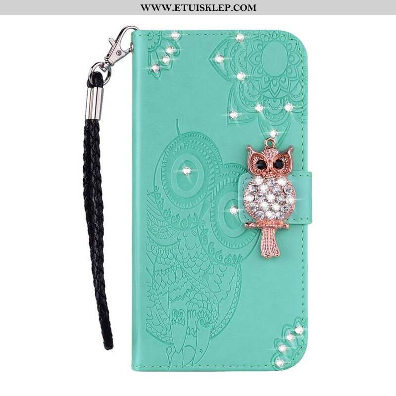 Etui Folio do Samsung Galaxy S21 Plus 5G Sowa Mandala I Urok